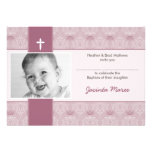 STYLISH BAPTISM INVITES :: pretty 8aL