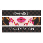 Stylish Beauty Salon Business Card-2 business cards