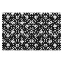 Stylish Black and White Damask Pattern. Stationery
