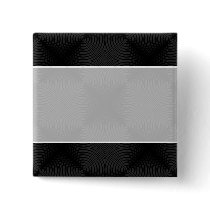 Stylish, black circles design. Custom Button