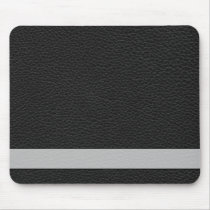 Stylish Black Printed Pattern. Mousepad