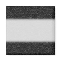 Stylish Black Printed Pattern. Refrigerator Magnet