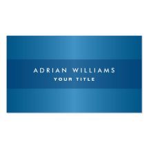 Stylish blue classy personal professional profile business card templates
