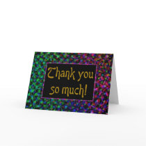 Stylish, Bold Thank You Card From Anyone