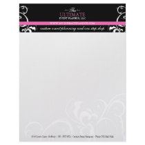 Stylish + Bold Wedding Planner Letterhead