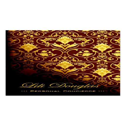 Stylish Business Card (all purpose) - "Roccoco"