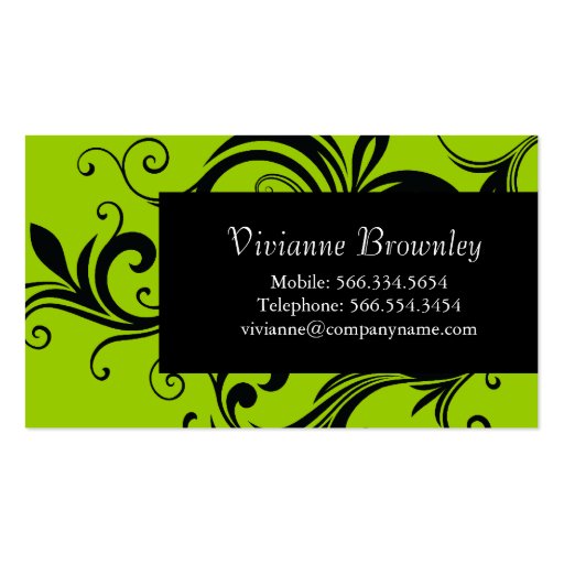 Stylish Calling Cards Business Card Template