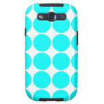 Stylish Chic Girly Cyan Polka Dots for Her