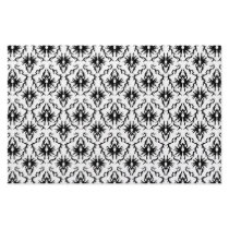 Stylish Damask Design, Black and White. Stationery Paper