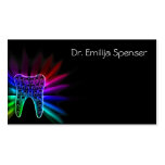 Stylish dental art business card