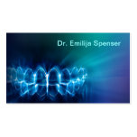 Stylish dental art business card