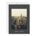 Stylish Elegant Gay/LGBT NYC Wedding Invitation