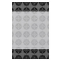 Stylish elegant pattern. Black and Grey. Personalized Flyer