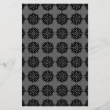 Stylish elegant pattern. Black and Grey. Full Color Flyer