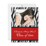 Stylish Feminine Graduation Invite invitations