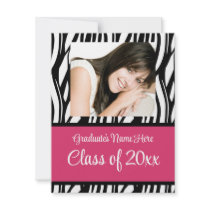 Stylish Feminine Graduation or Party Invite