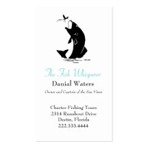 Stylish Fishing Business Card
