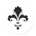 Stylish Fleur De Lis Stickers