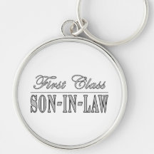 Stylish Funny Gifts : First Class Son in Law Keychains