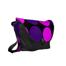 Stylish Gifts for Girls : Pink & Purple Polka Dots Commuter Bags