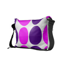 Stylish Gifts for Girls : Pink & Purple Polka Dots Courier Bags