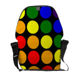 Stylish Gifts for Girls : Rainbow Polka Dots Messenger Bags