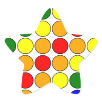 Stylish Gifts for Girls : Rainbow Polka Dots Sticker