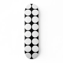 Stylish Gifts for Girls : White Polka Dots Skateboard Decks