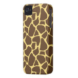 Stylish Giraffe Print Iphone 4 Case-mate Cases