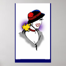 Stylish Girl 1936 Posters