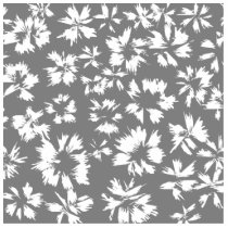 Stylish Grey and White Floral Pattern. Cut Outs