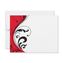 Stylish Hair Salon Notecards Invite