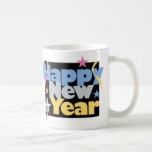 Stylish Happy New Year Coffee Mug