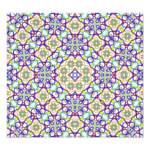 Stylish kaleidoscope abstract pattern art photo