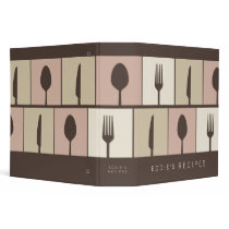 Stylish Kitchen Modern Cooking Recipe Book Binder