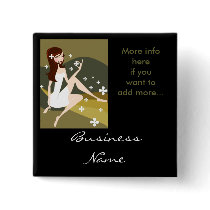 Stylish Lady - Customizable Button