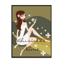 Stylish Lady - Customizable Postcards