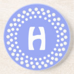 Stylish Monogram stone Coaster