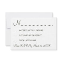 Stylish Moustache and Lips RSVP Custom Invite