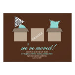 Stylish Moving Boxes Moving Announcement
