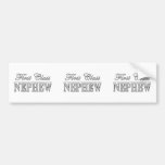 Stylish Nephews Gifts First Class Nephew Bumper Stickers