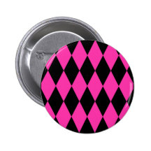 Stylish Pink/Black Button