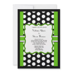 Stylish Polka Dot Wedding Invitation