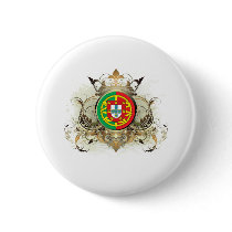 Stylish Portugal Pinback Buttons