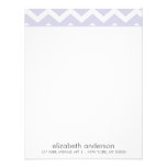 Stylish Purple Zig Zag Chevron Pattern Note Cards Personalized Invites