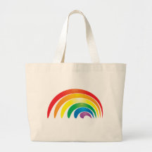 Stylish Rainbow Canvas Bags