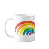 Stylish Rainbow Coffee Mugs