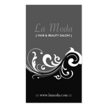 Stylish Salon Business Cards