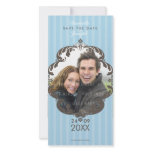 STYLISH SAVE THE DATE CARD :: flourish deluxe 1 photo cards