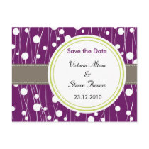 Stylish Save the Date postcard